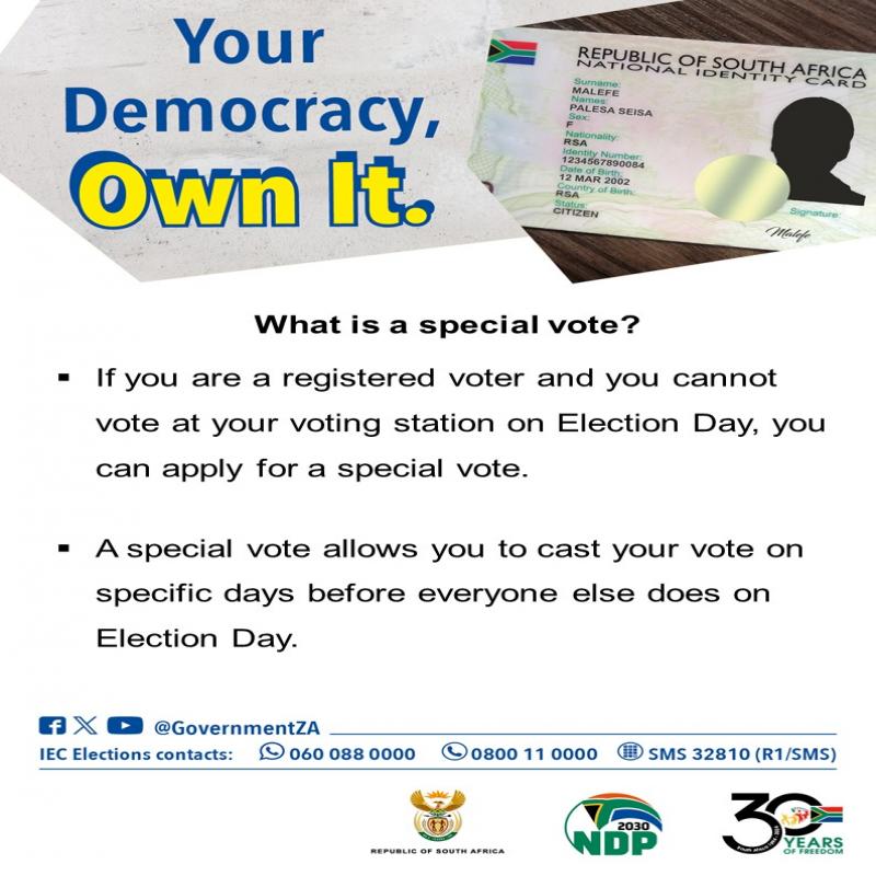 Special Votes information.